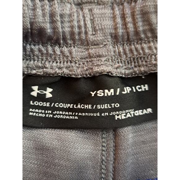 Boys Under Armour Gray and Blue Shorts size Small - Picture 4 of 6